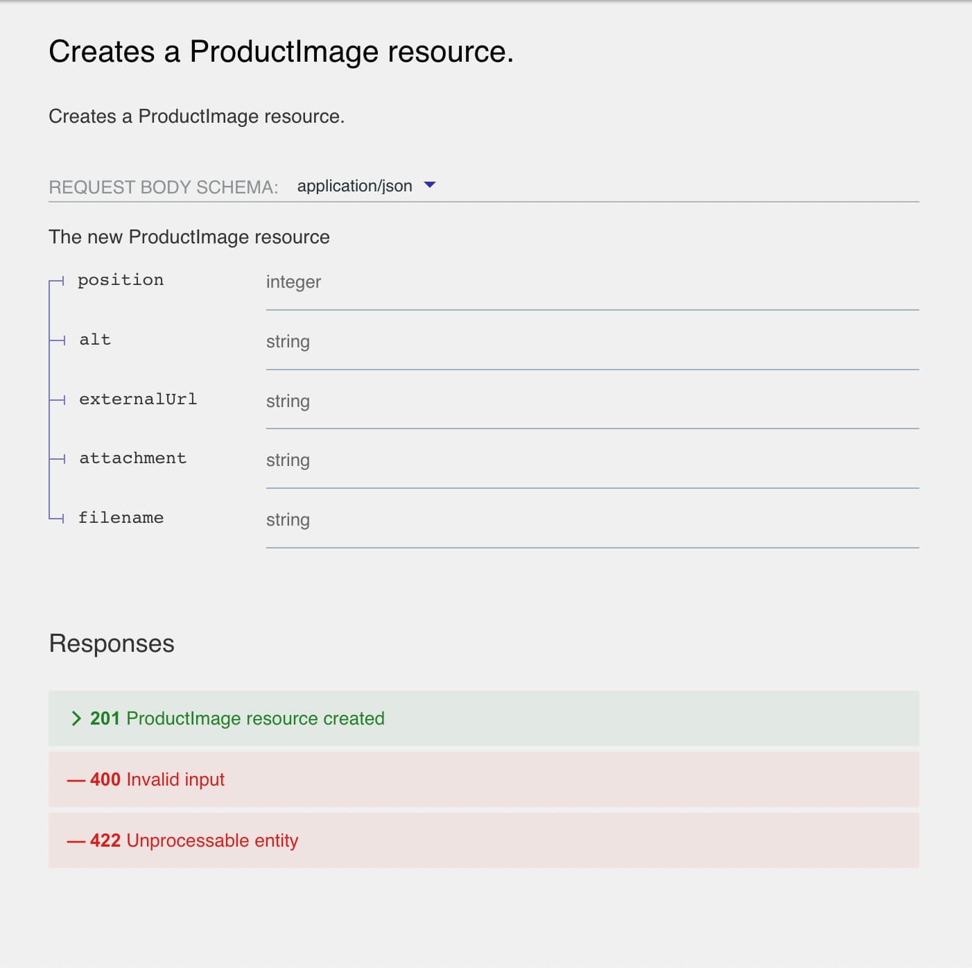 Creates a ProductImage resource